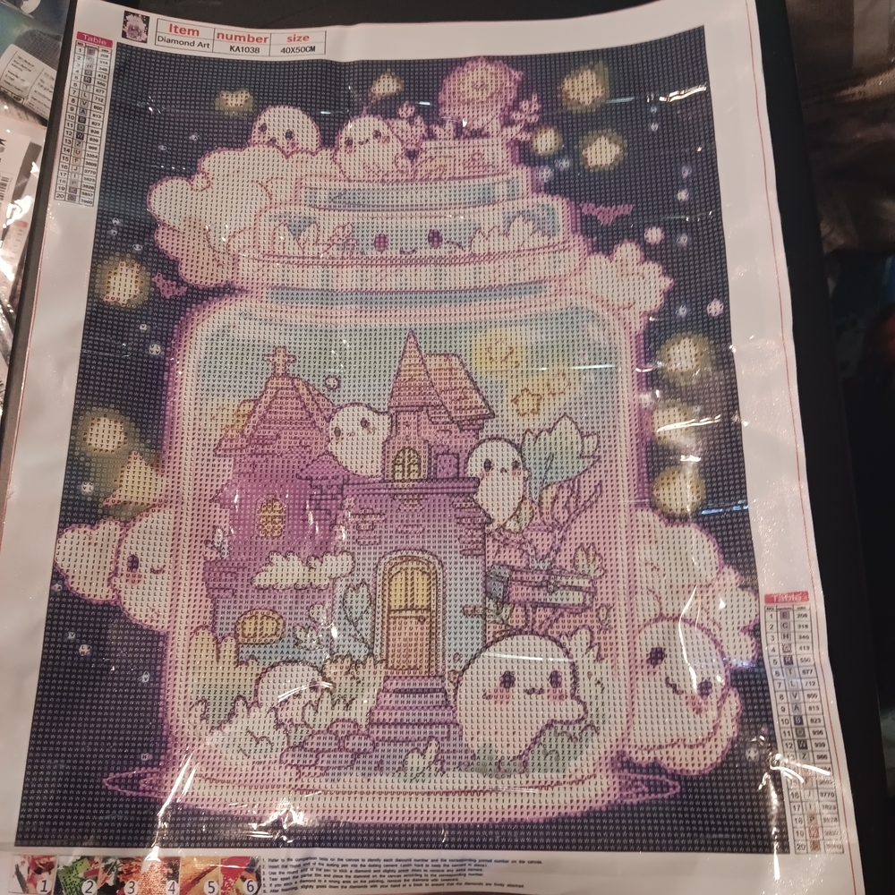 Ghostly Castle Diamond Painting Kit 40x50cm